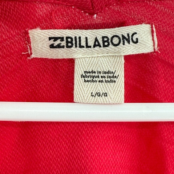 Billabong Wrap Blouse Top Long‎ Sleeve L - Picture 3 of 3